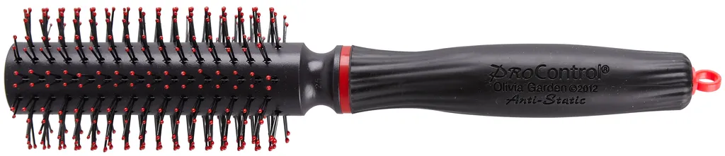 Olivia Garden Essential Blowout Soft Round Brush with Double Bristles