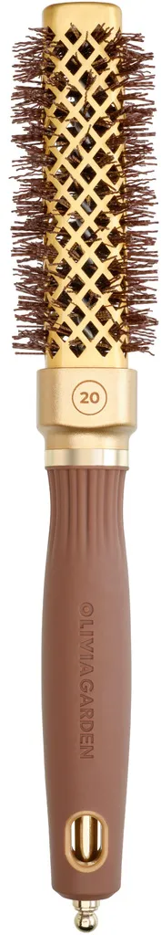 Olivia Garden Expert Blowout Straight with wavy bristles Gold & Brown