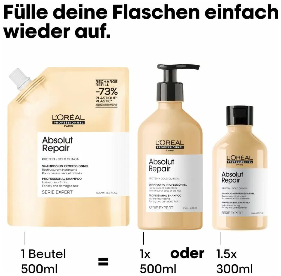 L'Oréal Série Expert Absolut Repair Refill Shampoo
