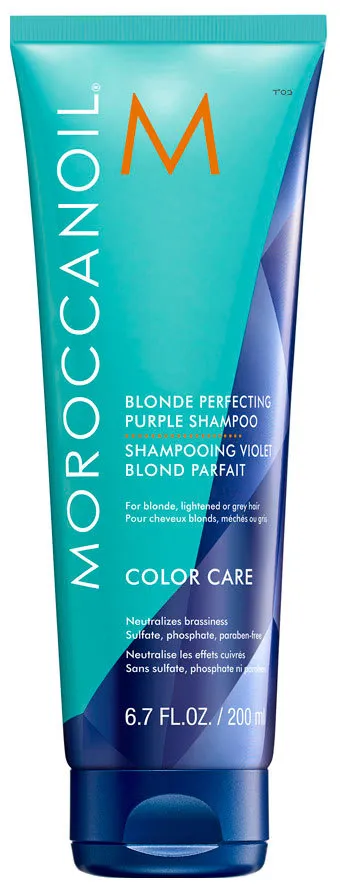Moroccanoil Blonde Perfecting Purple Shampoo - 70 ml