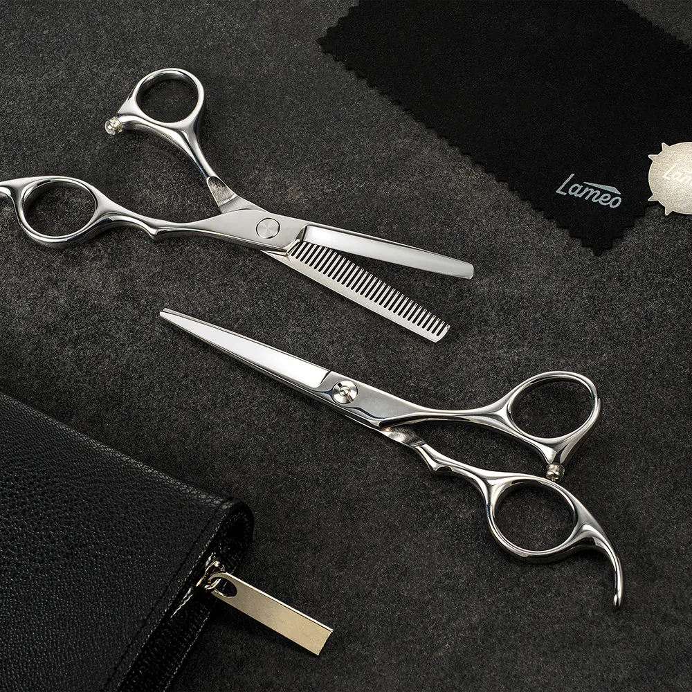 Xanitalia Lameo Stage Pro Offset Scissor 6" silver