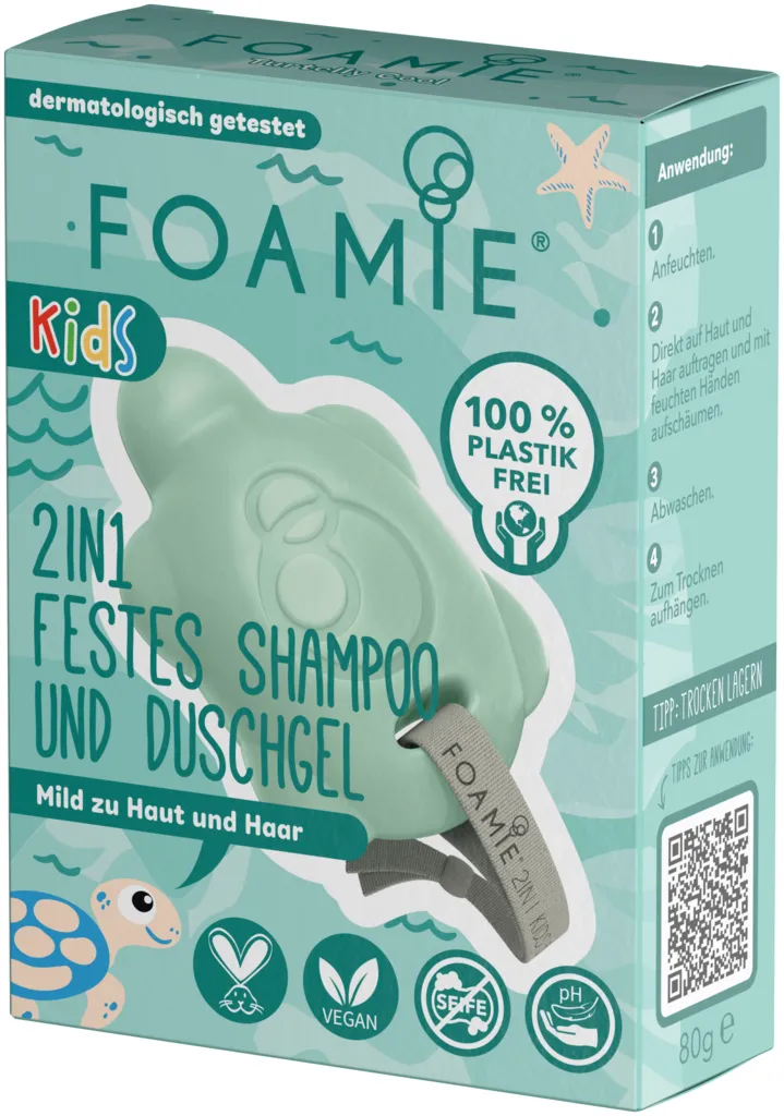Foamie 2in1 Solid Shampoo & Shower Gel Kids