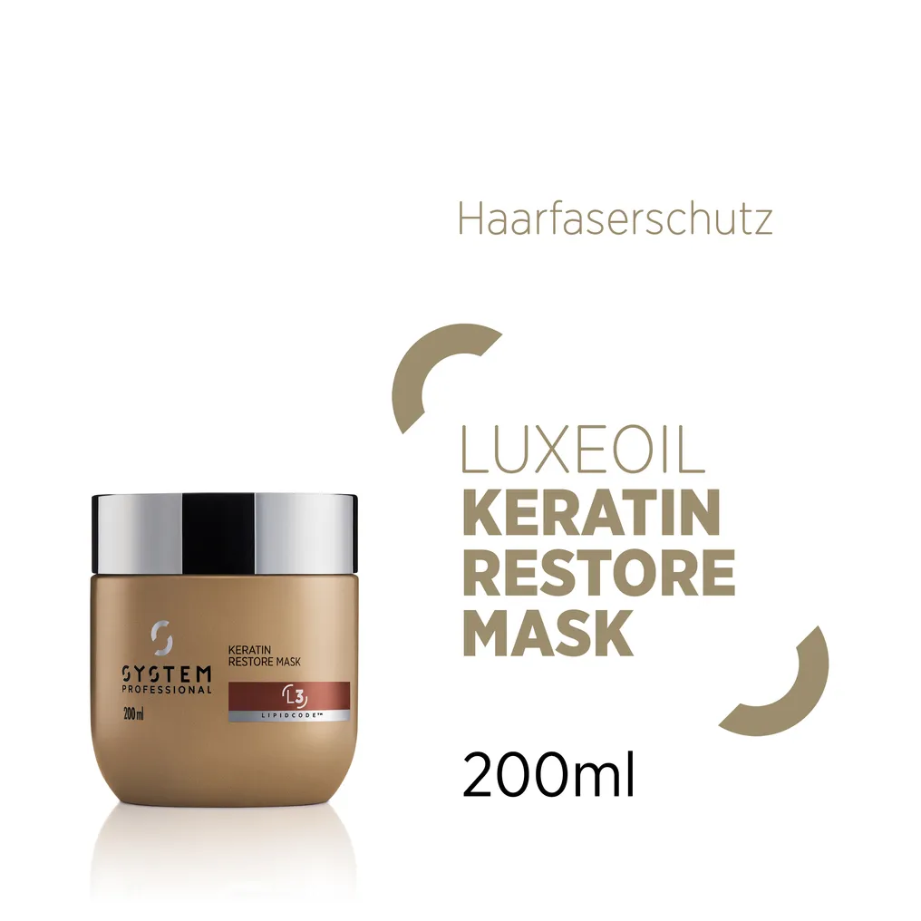 System Professional Lipid Code LuxeOil Keratin Restore Mask - 75 ml