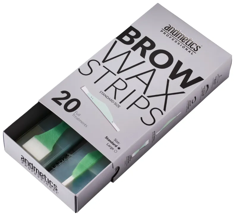 andmetics professional Brow Wax Strips Standard - 20 pieces