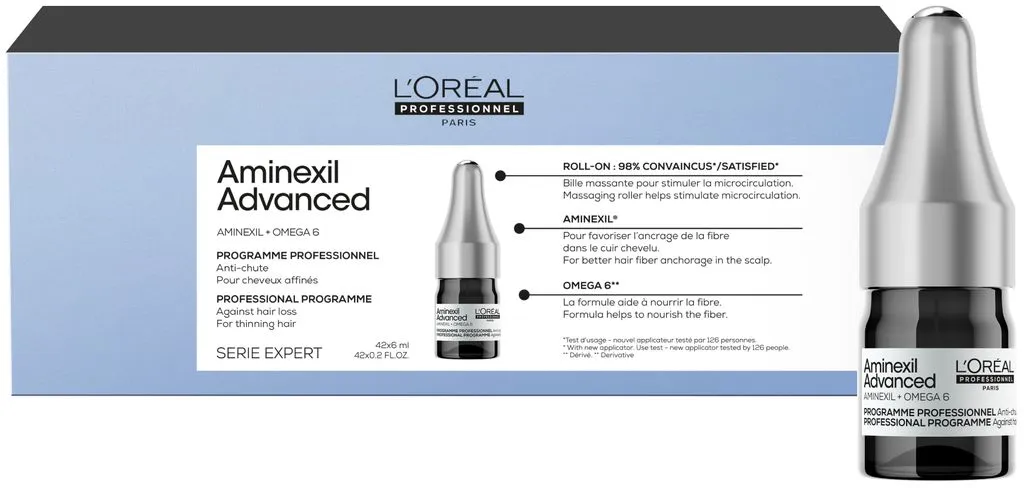 L'Oréal Aminexil Advanced Roll-On - 10 vials