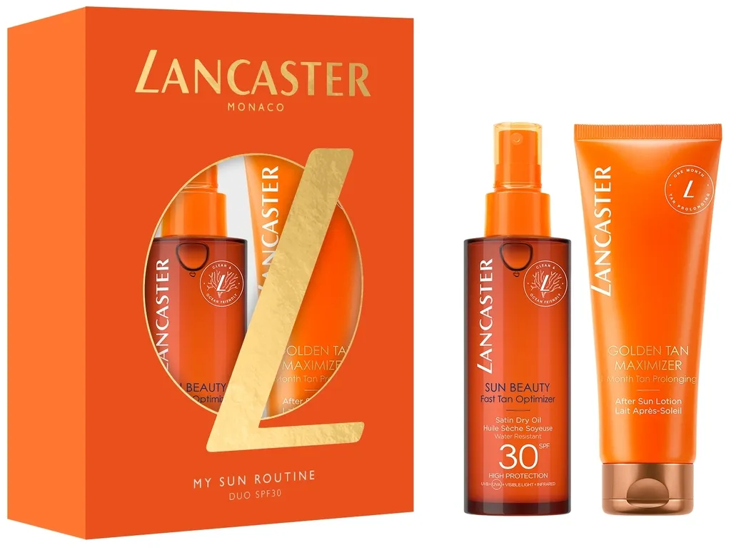 Lancaster Sun Beauty Spring Set My Sun Routine with Satin Dry Oil