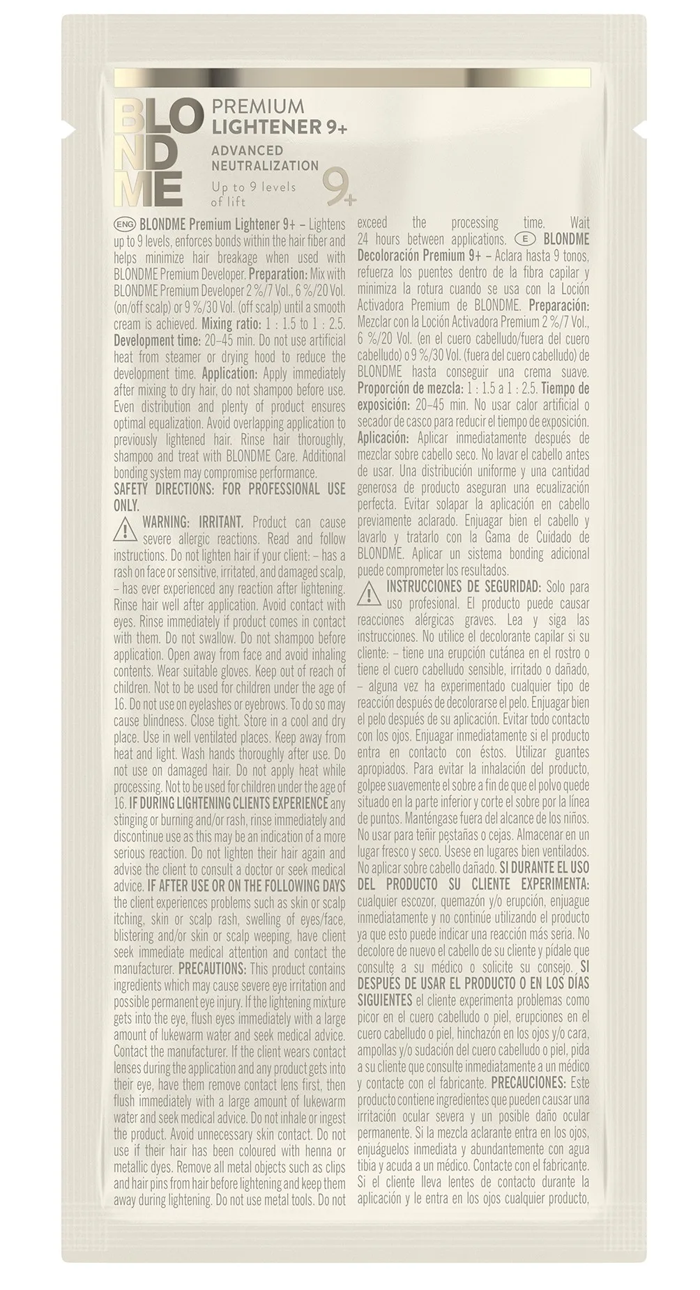 Schwarzkopf BlondMe Premium Lightener 9+