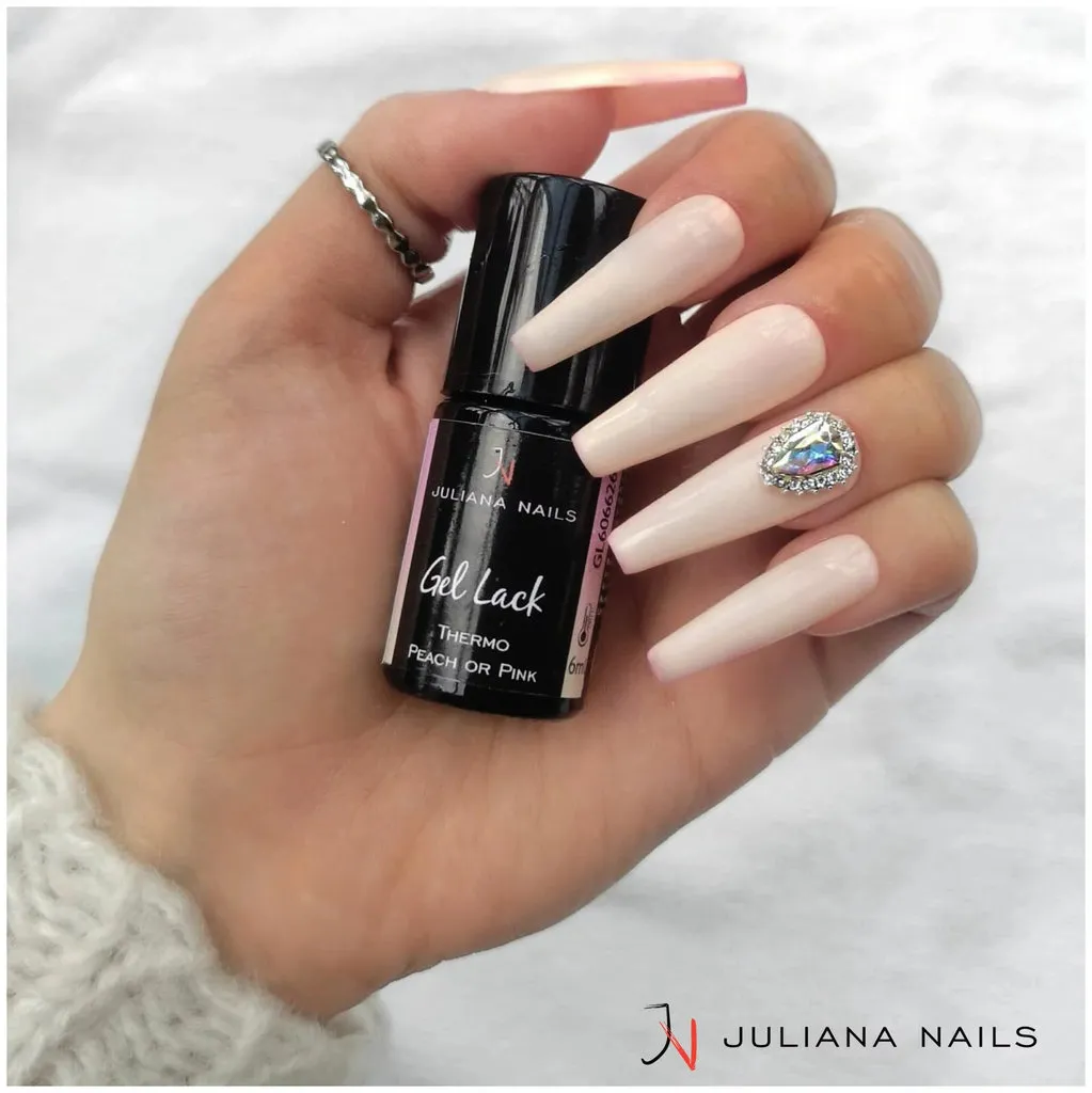 Juliana Nails Gel Polish Thermo Effect - Thermo Peach or Pink