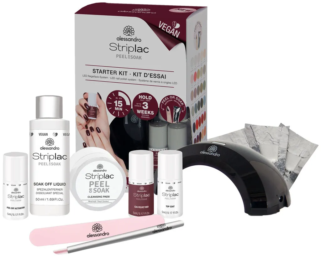 Alessandro Striplac Peel Or Soak Starter Kit