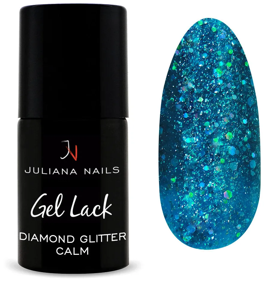 Juliana Nails Gel Polish Glitter & Effects - Glitter Silver