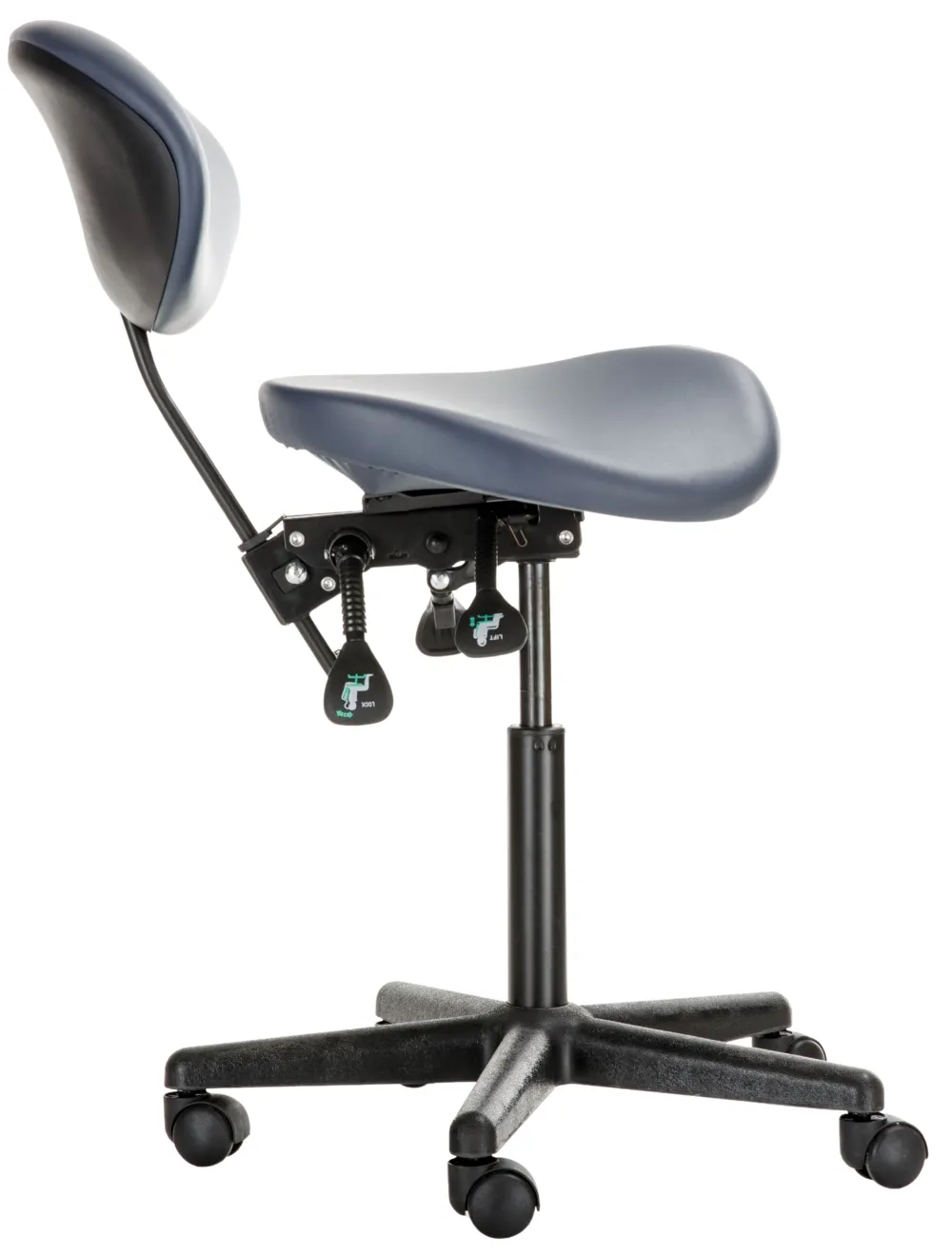 Master Massage Saddle Saddle Stool With Back