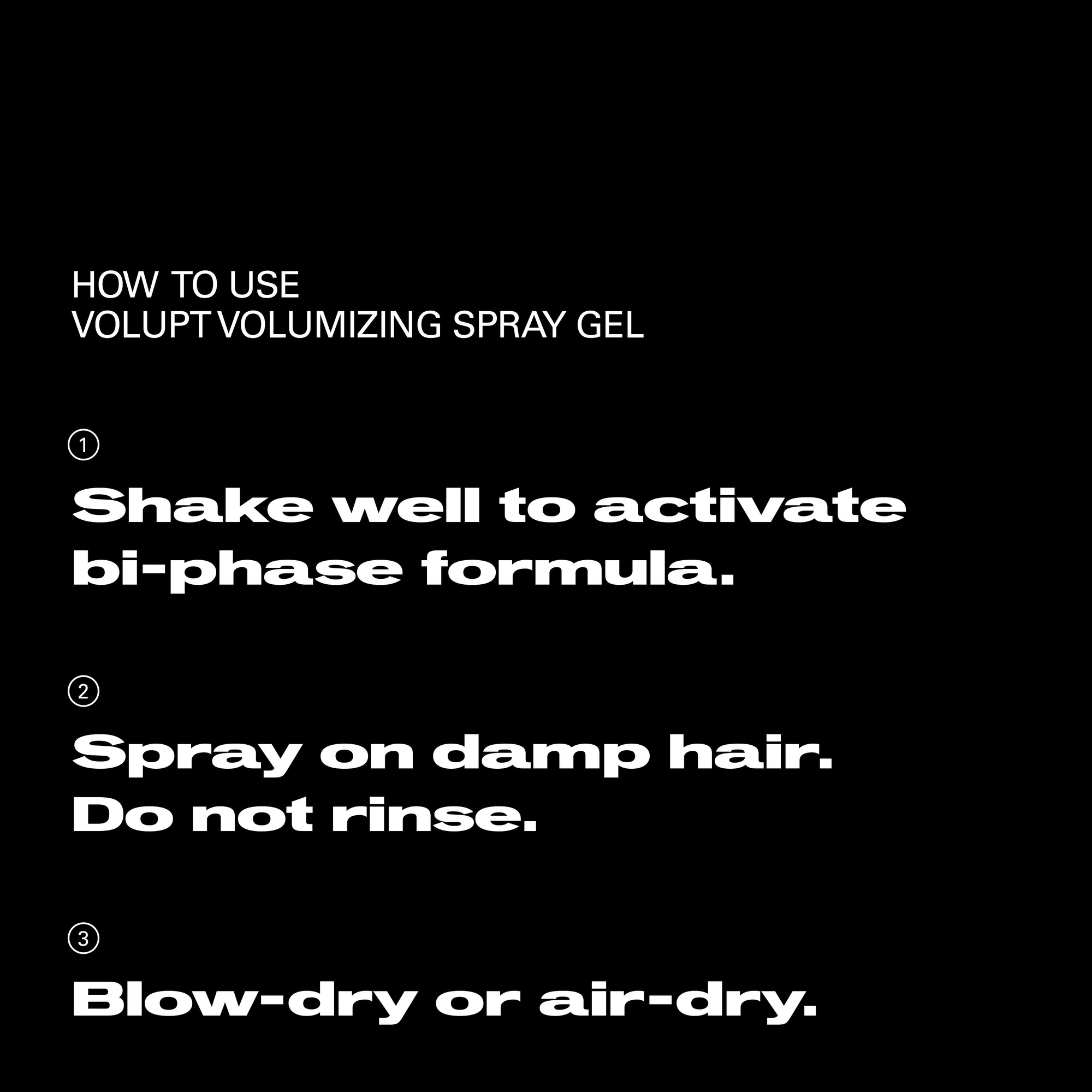 Sebastian Volupt Spray Volumizing Spray Gel