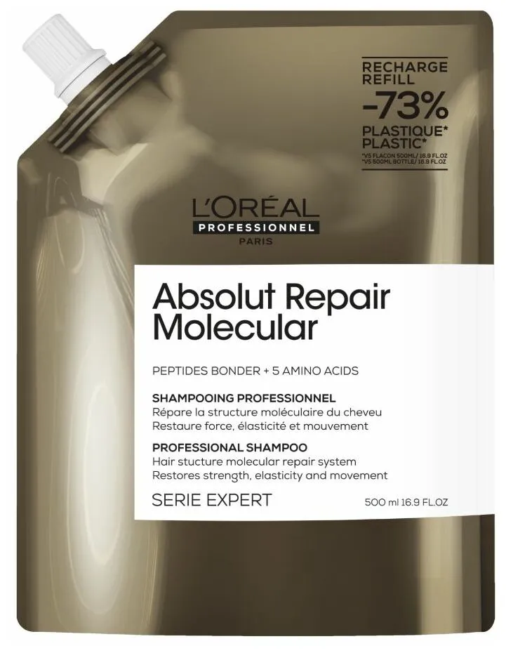 L'Oréal Série Expert Absolut Repair Molecular Refill Shampoo 500ml