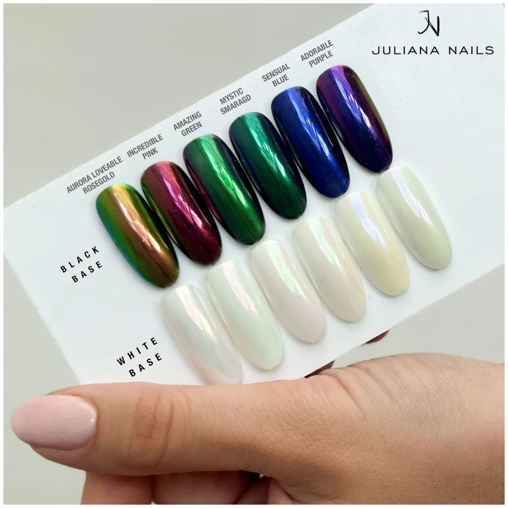 Juliana Nails Aurora Pigment - Mystic Emerald