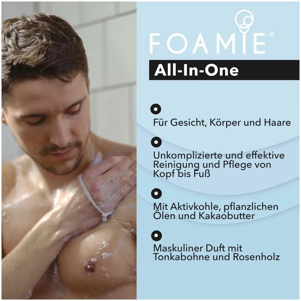 Foamie 3 in 1 Body Bar For Men - What A Man