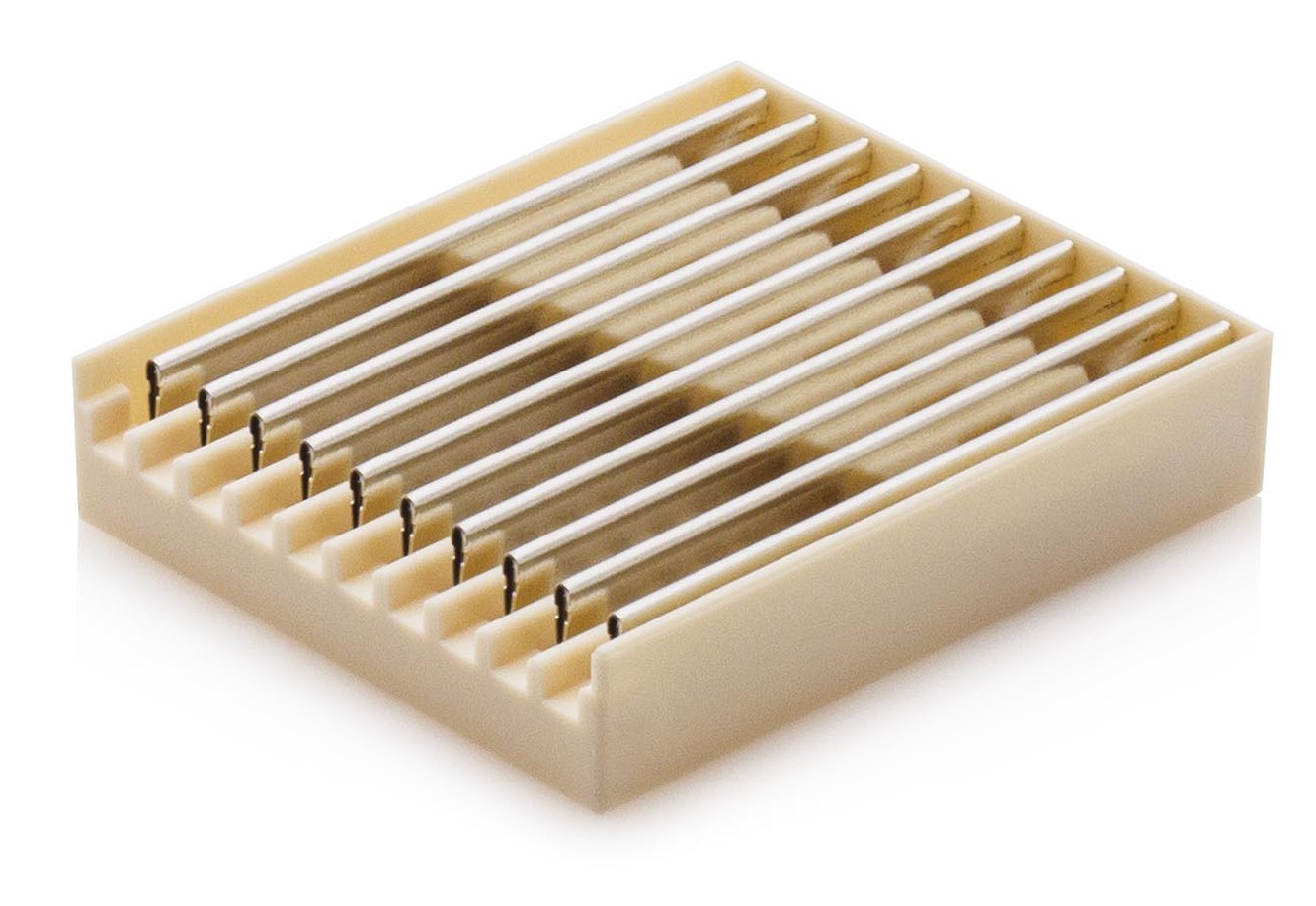 “Feather Original” Serrated Blades For Hair Shaper With Metal Disposal Container 10 Pcs X 5 Di