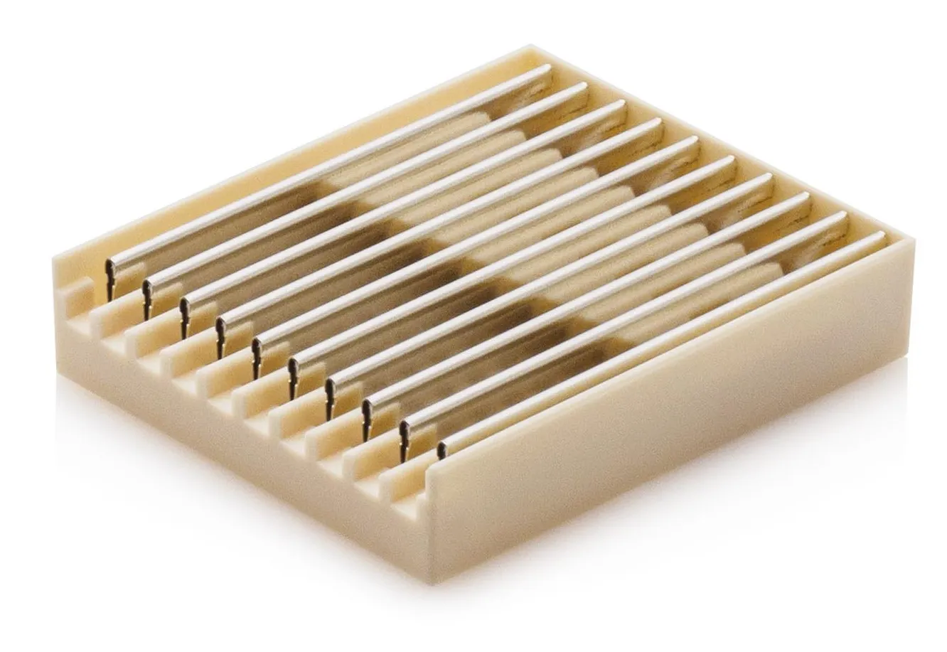 “Feather Original” Serrated Blades For Hair Shaper With Metal Disposal Container 10 Pcs X 5 Di