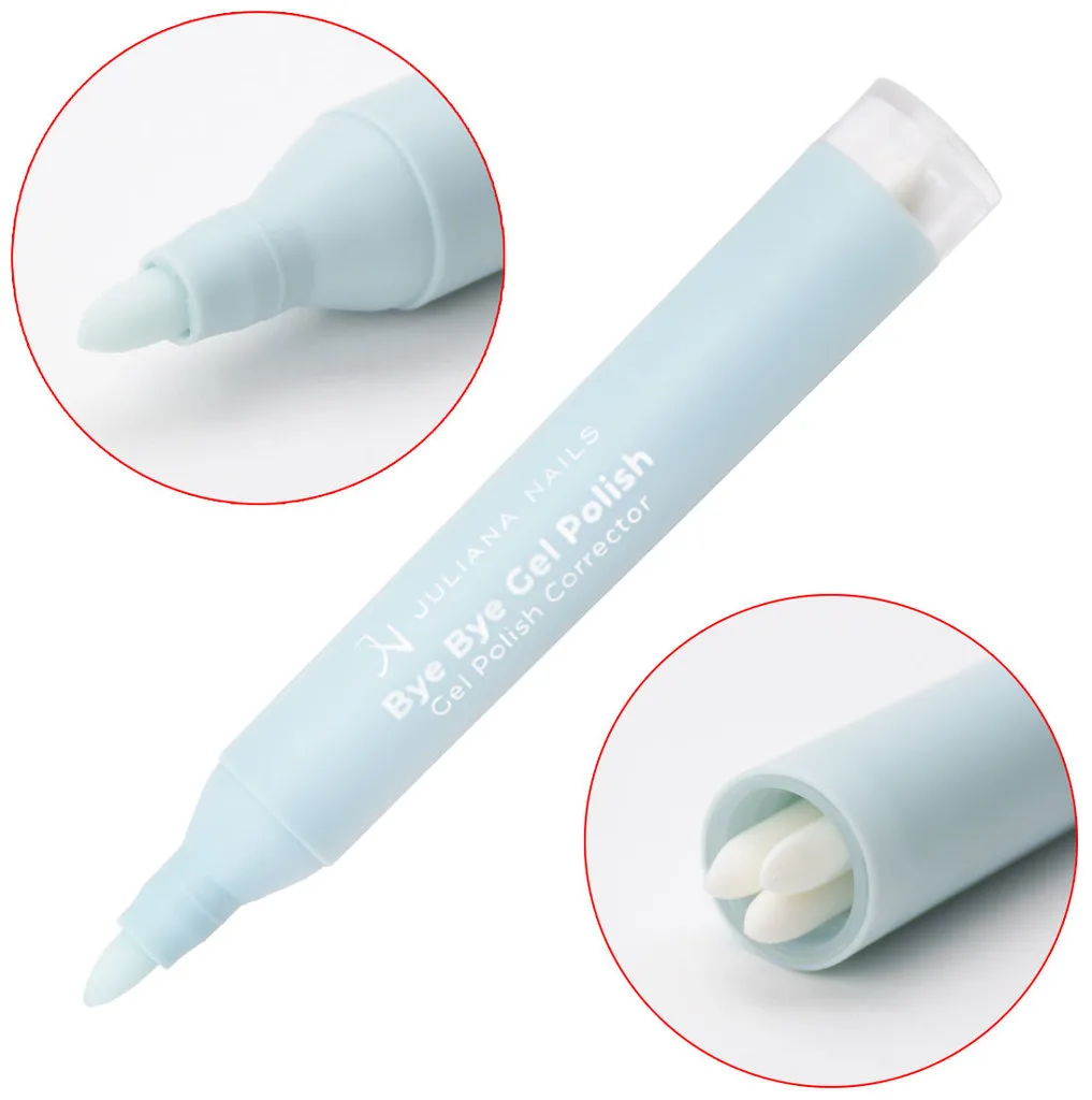 Juliana Nails Gel Polish Corrector Pen (incl. 3 replacement tips)