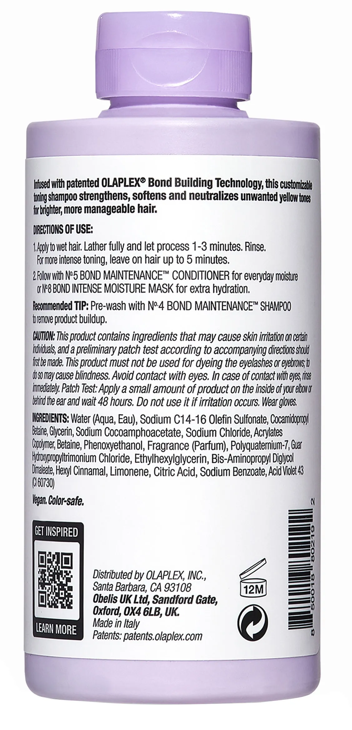 Olaplex No. 4P Blonde Enhancer Toning Shampoo