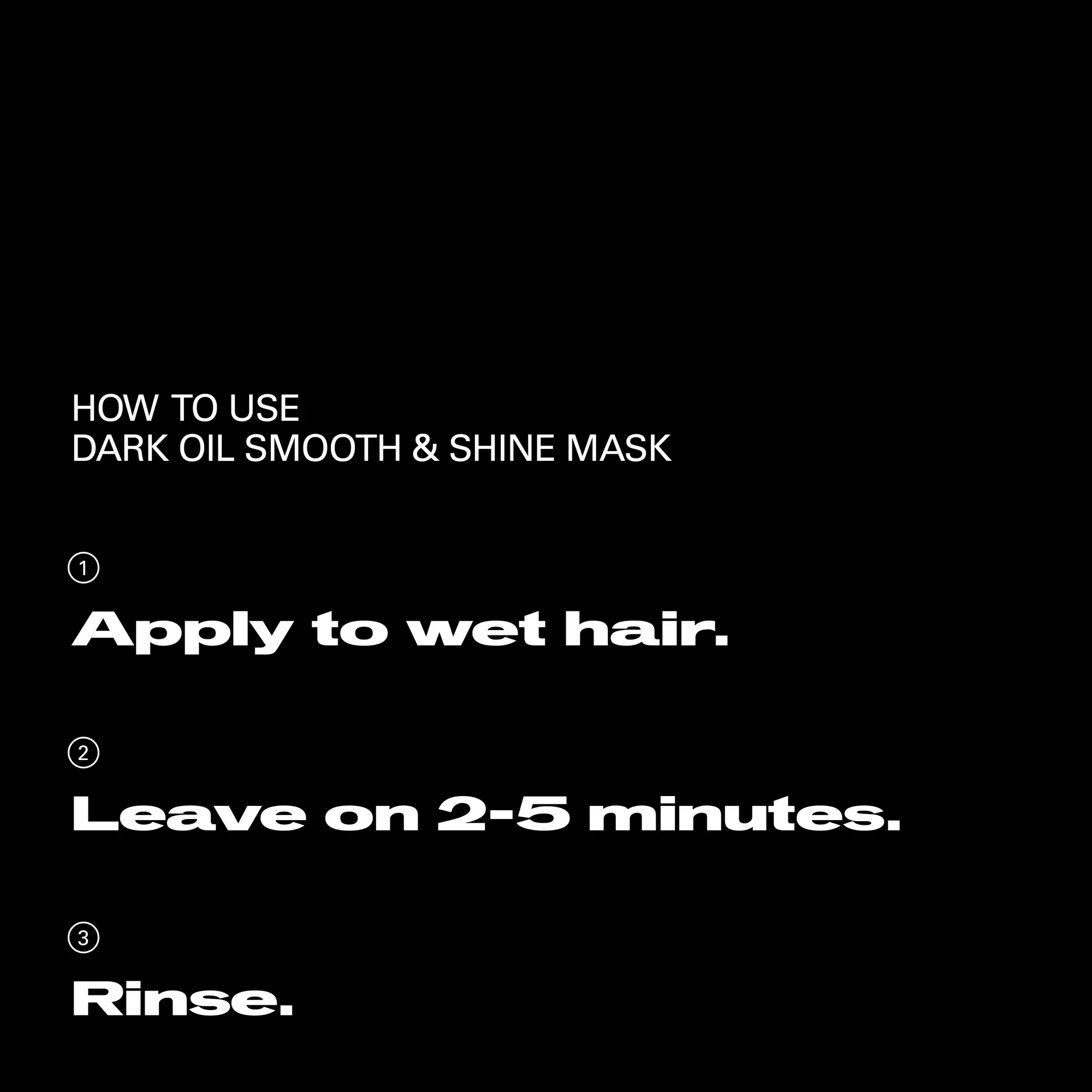 Sebastian Dark Oil Smooth & Shine Mask