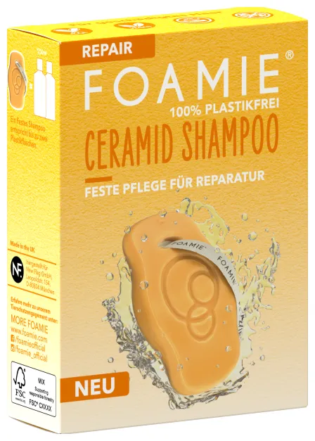 Foamie Ceramid Solid Shampoo for Repair