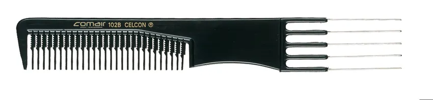 Comair Toupier and Gabelkamm 102 Black Profi-Line