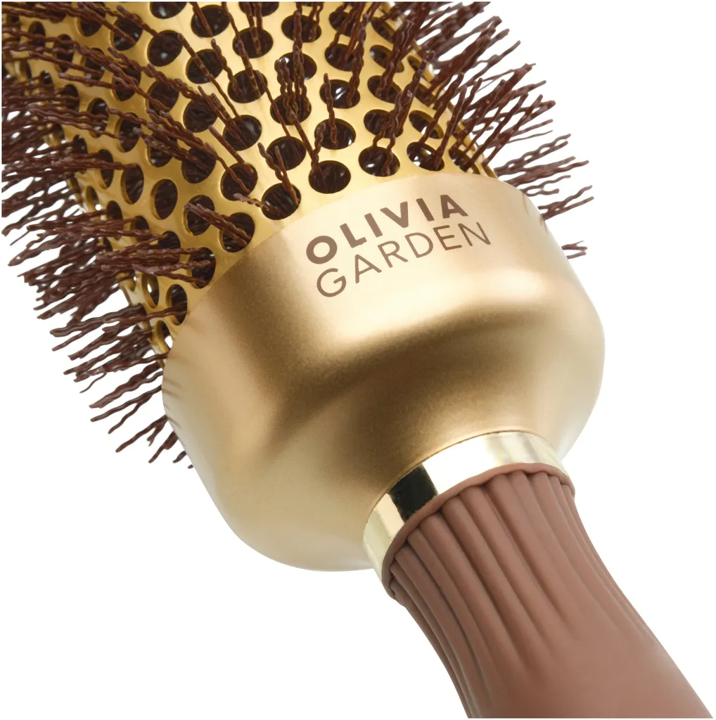 Olivia Garden Expert Blowout Speed Wavy Bristles Gold & Brown - 25 mm