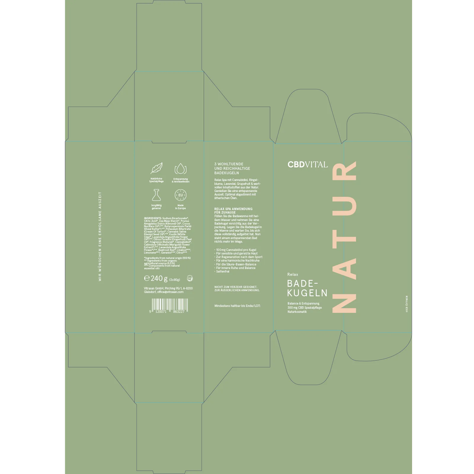 CBD VITAL Premium Bath Bombs