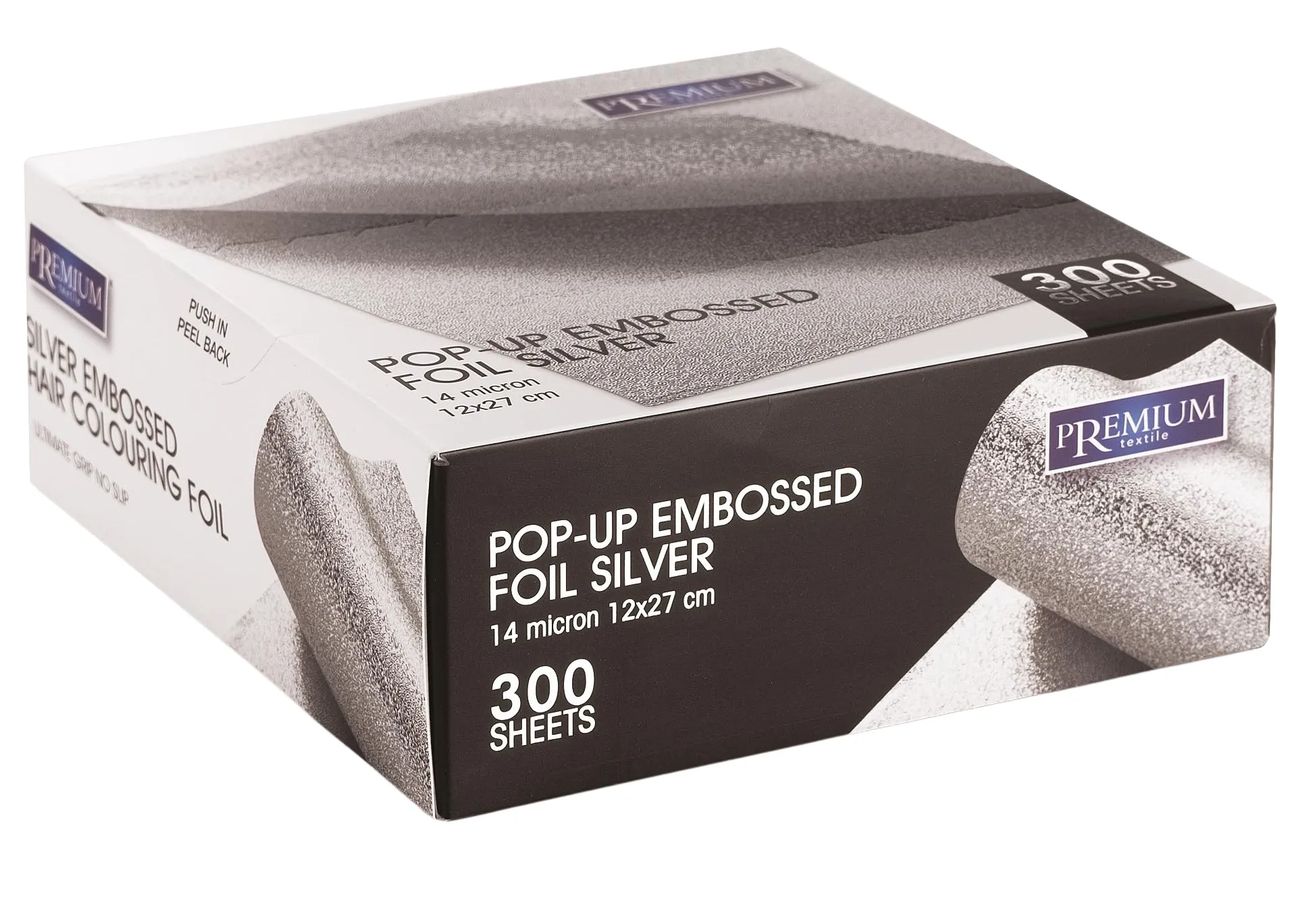 Xanitalia Extra Embossed Silver Aluminium Foil 300 pcs