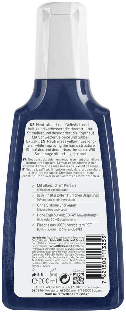 Rausch Silver Shine Shampoo with Sage