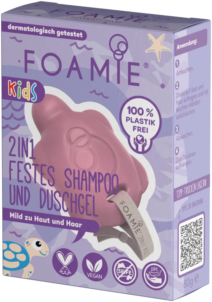 Foamie 2in1 Solid Shampoo & Shower Gel Kids
