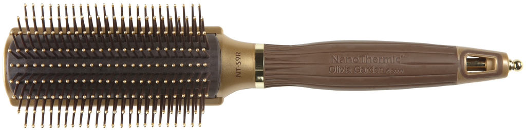 Olivia Garden Expert Style Control with nylon bristles gold & brown