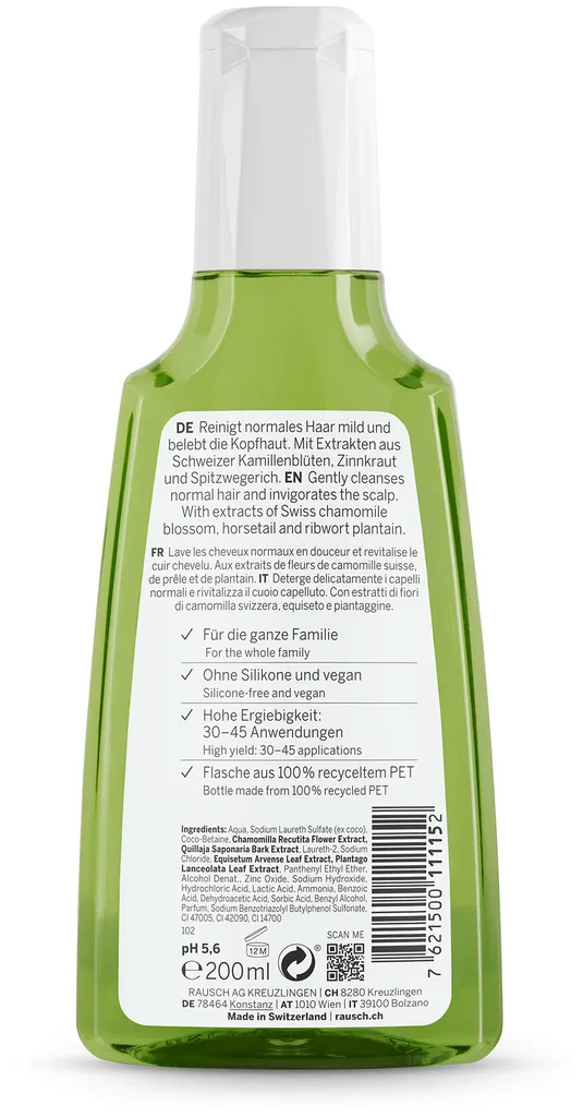 Rausch Care Shampoo with Swiss Herbs