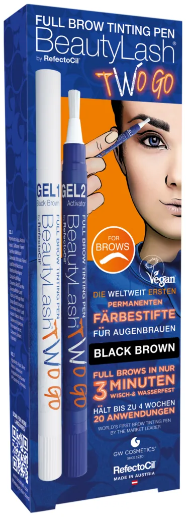 BeautyLash Full Brow Tinting Pen Two Go - Natural Brown