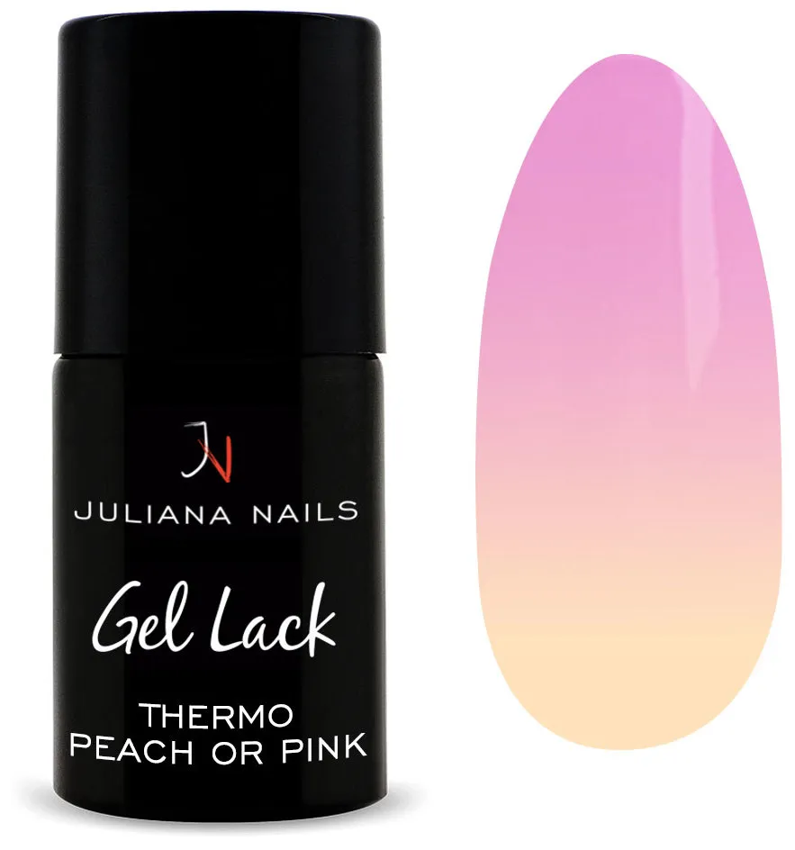 Juliana Nails Gel Polish Thermo Effect - Thermo Peach or Pink