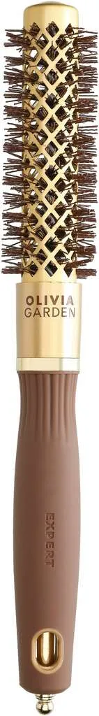Olivia Garden Expert Blowout Shine with wavy bristles Gold & Brown