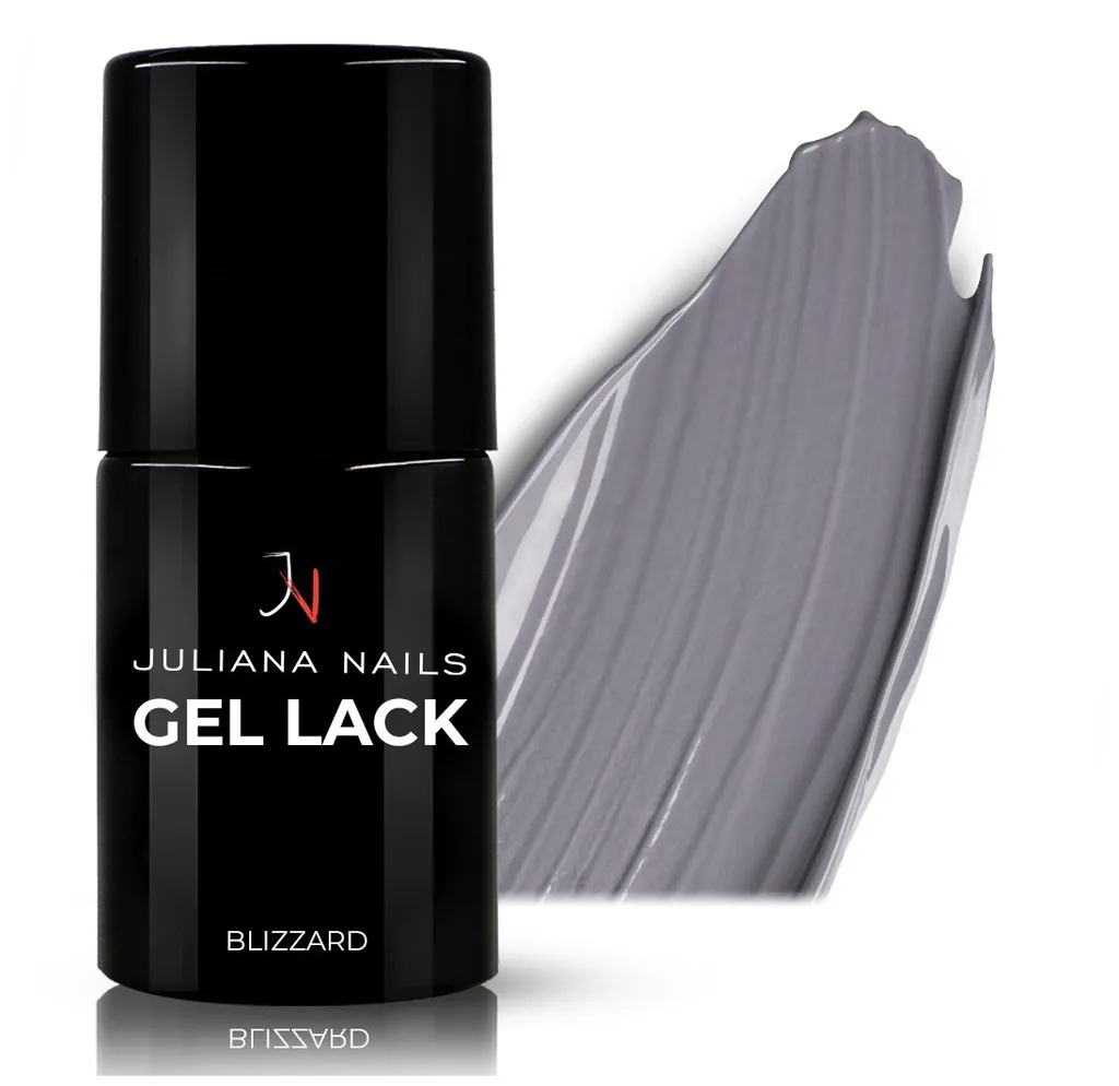 Juliana Nails Gel Polish Black & Grey Tones - Grey Black