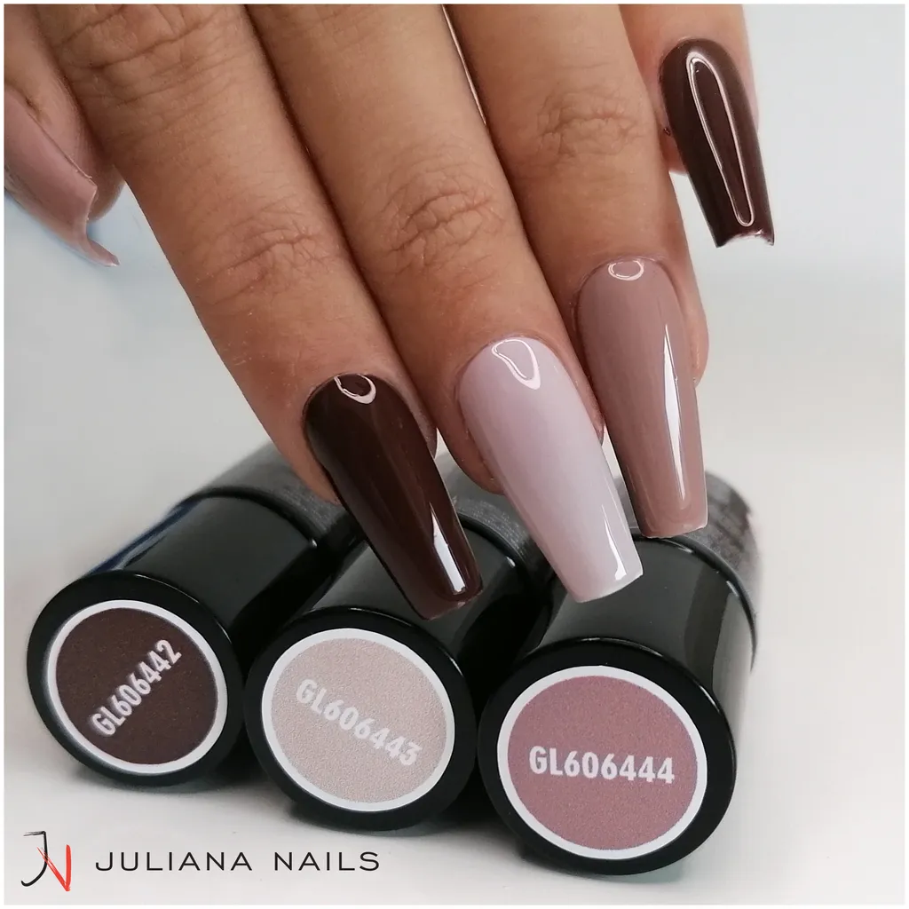 Juliana Nails Gel Polish Nude & Brown Tones - Earthy Brown