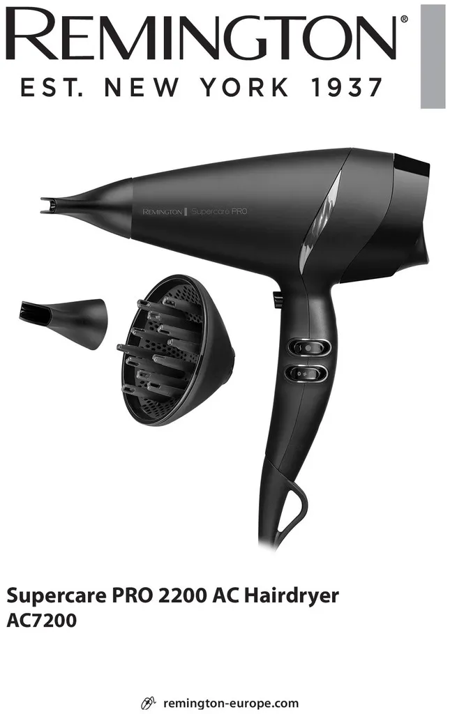 Remington Supercare Pro 2200 AC Hairdryer AC7200