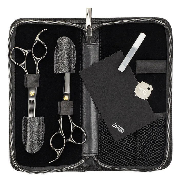 Xanitalia Lameo Stage Pro Offset Black 5.5" Scissor Set