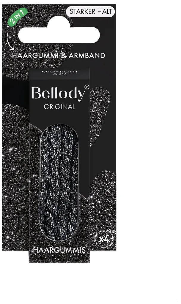 Bellody Original Hair Ties - Classic Black