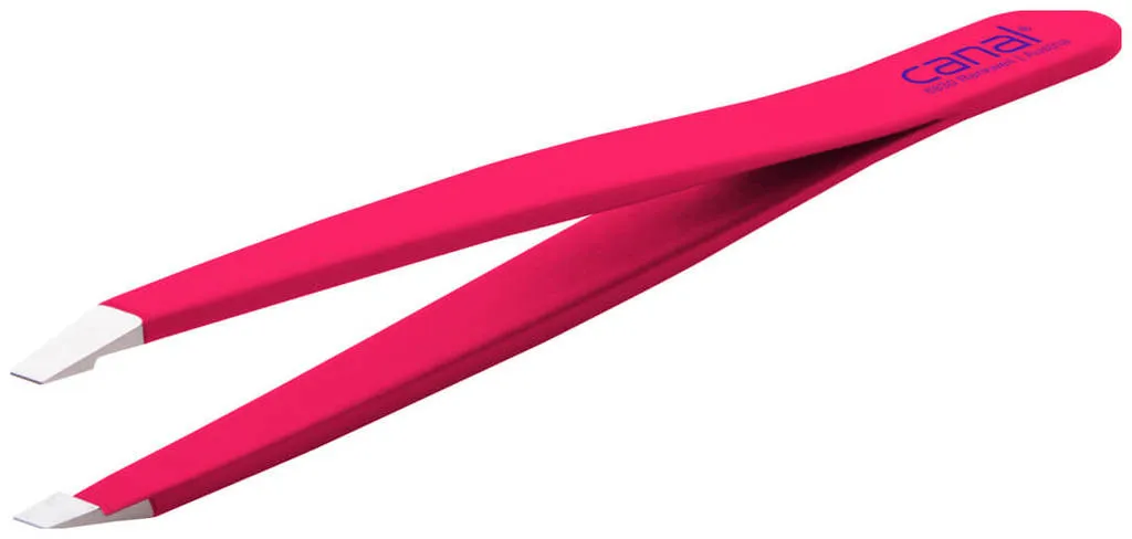 Canal Straight Tweezers, 9 cm  - satin