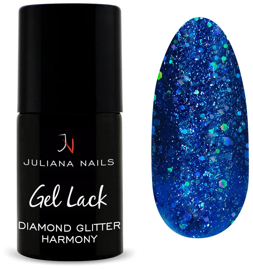 Juliana Nails Gel Polish Glitter & Effects - Glitter Silver