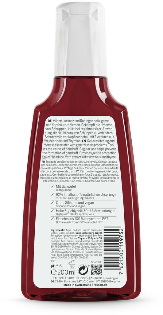 Rausch Special Shampoo with Willow Bark