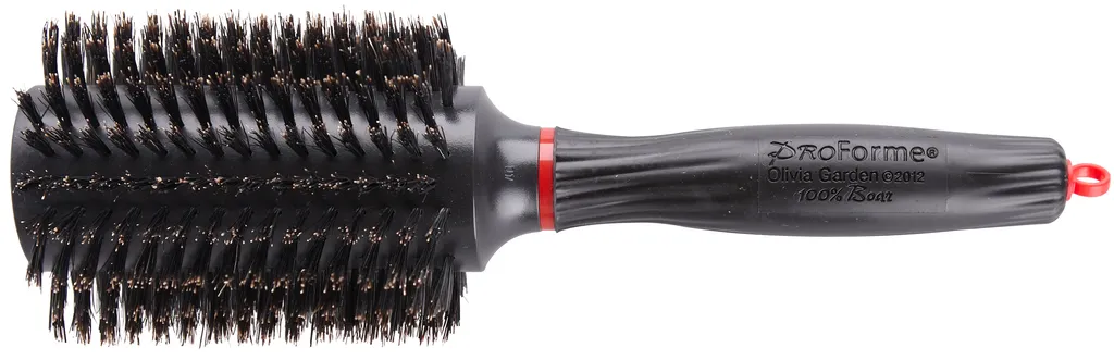Olivia Garden Essential Blowout Soft Round Brush with Wild Boar Bristles