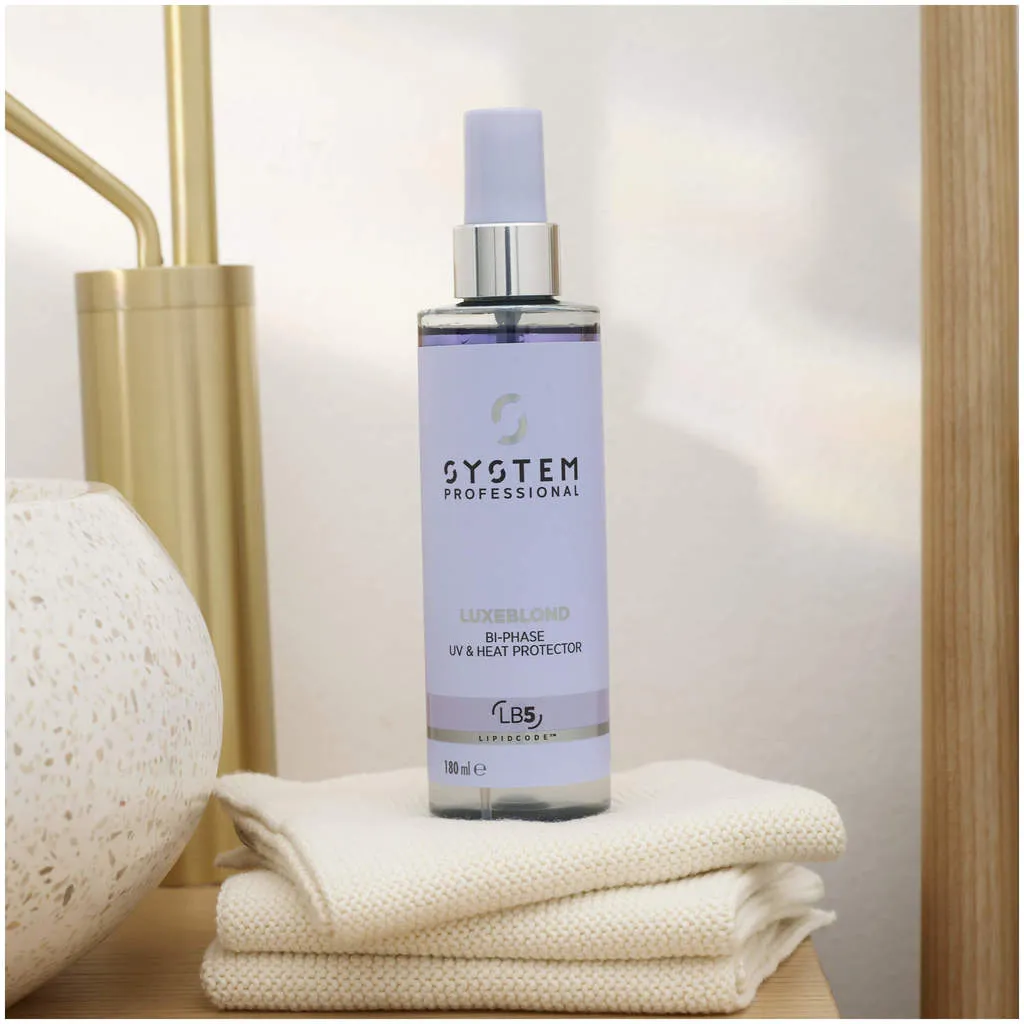 System Professional Lipid Code  LuxeBlond Bi-Phase UV & Heat Protector