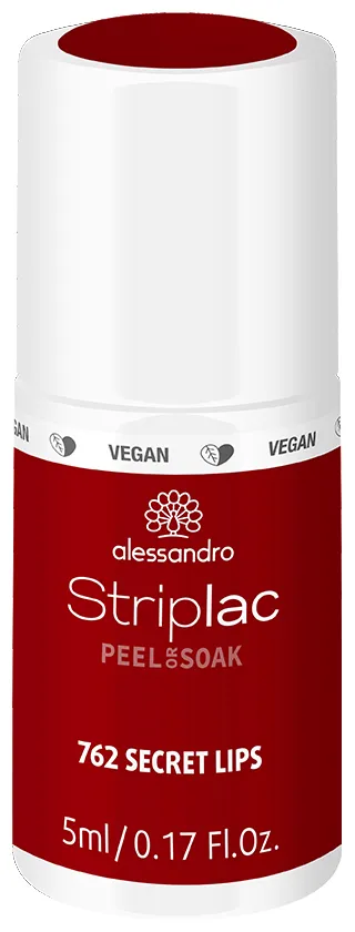 Alessandro Striplac Peel or Soak Red Tones - 762 Secret Lips