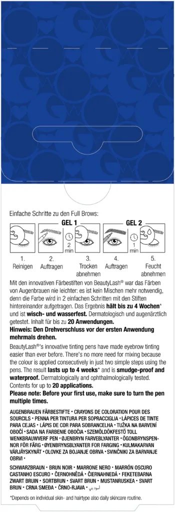 BeautyLash Full Brow Tinting Pen Two Go - Natural Brown