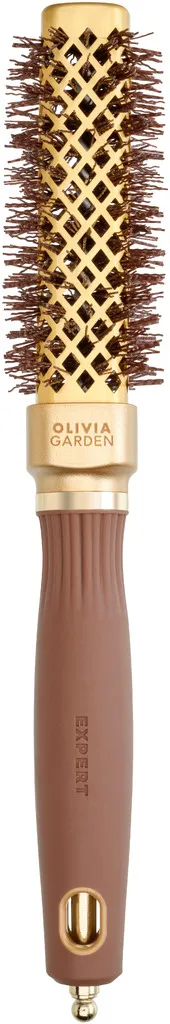 Olivia Garden Expert Blowout Straight with wavy bristles Gold & Brown