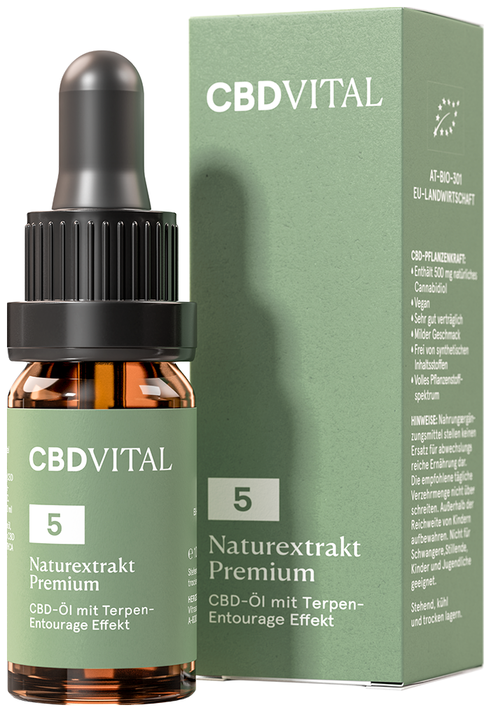 CBD VITAL Natural Extract PREMIUM CBD Oil 5% | bellaffair.com